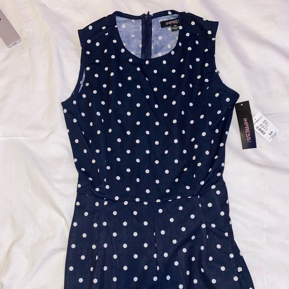 BNWT Impress black and white jumpsuit with pockets - Picture 2 of 4
